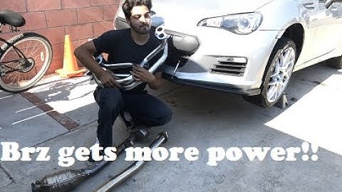 Subaru Brz Header and front pipe Install