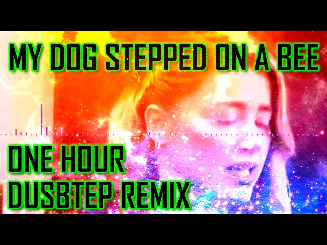 DUBSTEP REMIX - My Dog Stepped On A Bee - 1 hour 