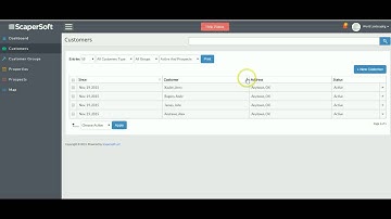 How to arrange customers in alphabetical order