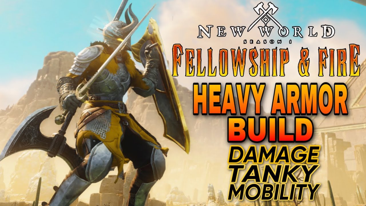 New World PVP Build HEAVY ARMOR 1vX PVP Tank (Fellowship & Fire
