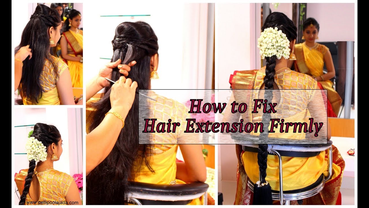 How to Arrange Hair Extension Firmly - YouTube