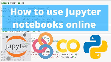 Python Tutorial | How to use a Jupyter notebook online with Binder and Google Colab