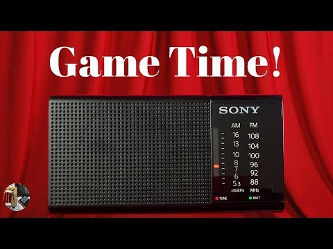 Game Time! Sony ICF-P36 AM FM Portable Radio Review