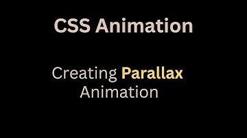 Amazing Pure CSS Parallax Animation - A Stunning Visual Experience | CSS Animation