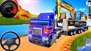 Heavy Rock Mining Cutter Simulator - Offroad Grand Snow Excavator Driving - Android Gameplay screenshot 3