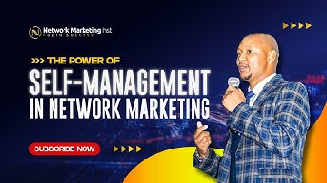Self Management In Network Marketing