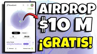🕐APURATE⏱️ ESTA APP ME PAGA CRIPTOS POR COMPARTIR INTERNET GRATIS ✅ | GRADIENT NETWORK