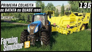 MINHA PRIMEIRA COLHEITA DE BATATA! | FARMING SIMULATOR 19 #135 [PT-BR] screenshot 2