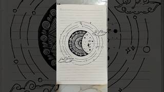 Easy Doodle Art Tutorial ✨️#doodle #doodleart #easy #drawing #art #zentangle #zen #shorts #viral