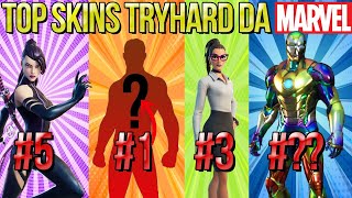 TOP 10 SKINS MAIS TRYHARD da Marvel no Fortnite - TOP 10 FORTNITE