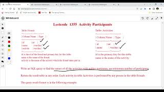 Leetcode 1355 Activity Participants  - SQL Programming Question