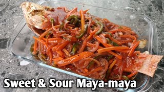 Sweet & Sour Maya-maya by mhelchoice Madiskarteng Nanay