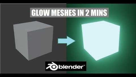 BLENDER TUTORIAL: Make Glowing Objects  In 2 Minutes|| Shiva