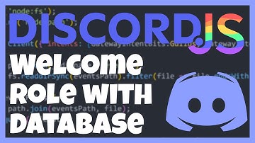 Welcome Role System! Sequelize & SQLite3 Tutorial| discord.js v14 (2023) | Code Your Own Discord Bot