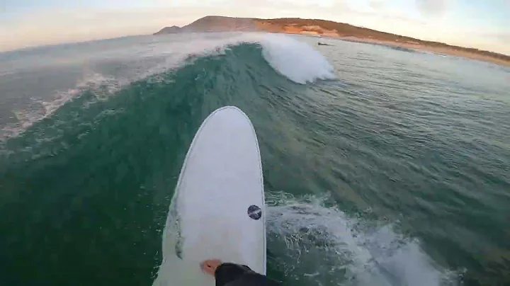Surfing Portugal 2020 - longboard sesh