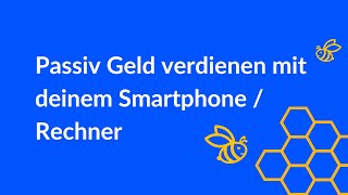 Passiv Geld Verdienen Mit Deinem Smartphone Mit Deinem Rechner