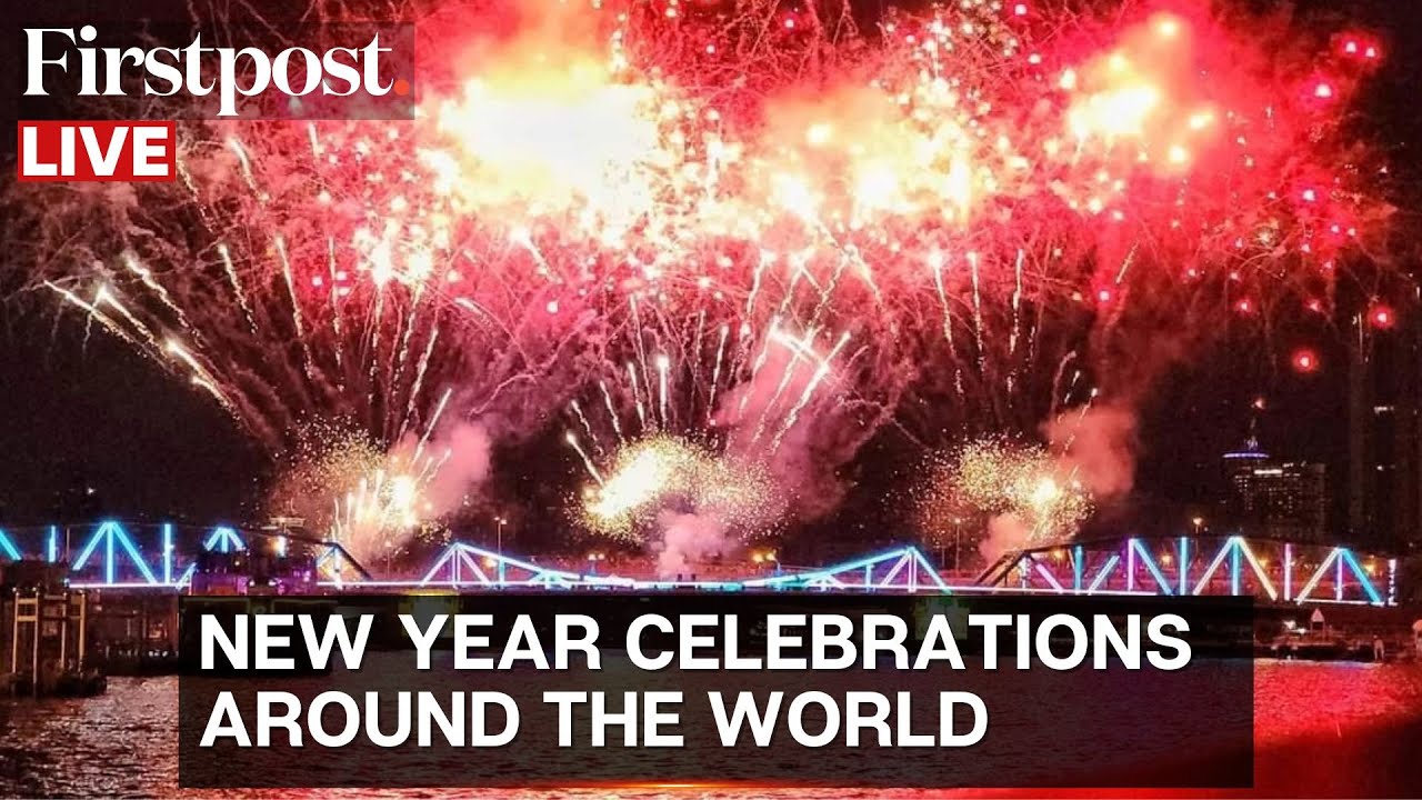 New Year 2024 LIVE New Year's Eve Firework Display at Hong Kong's
