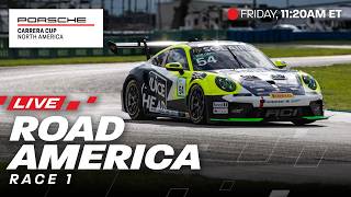 2026 Porsche Carrera Cup North America at Road America | Race 1 | Elkhart Lake, WI screenshot 5