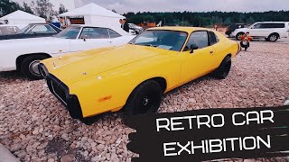 Exhibition of retro cars in Kazan