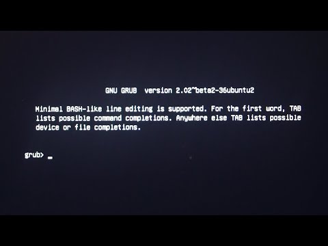 Fix Linux Mint Boot Error Minimal Bash Like Line