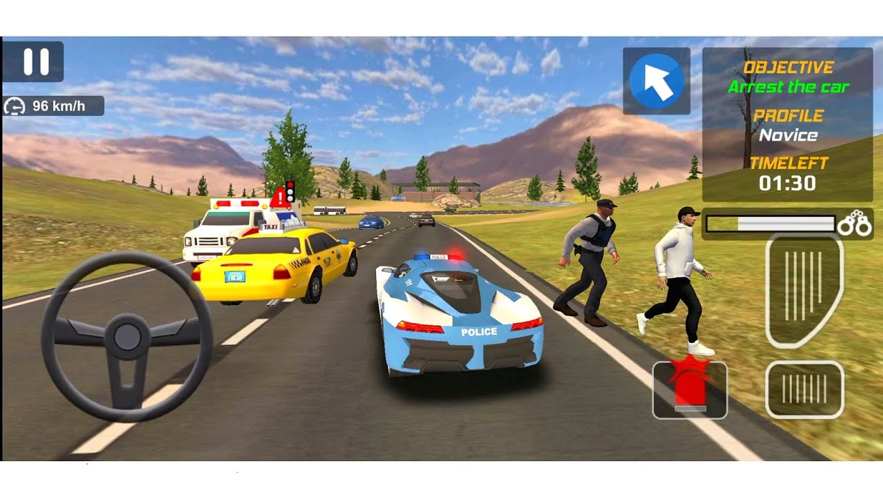 Police Car Chase Cop Simulator New Update | A Very Tired Pursuit - Android Gameplay