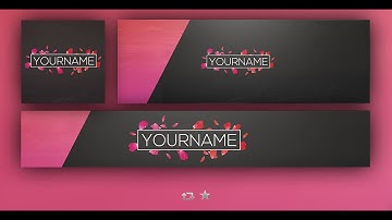 Free GFX: Template Clean Hipster Style (YouTube Banner, Avatar/Logo, Twitter Header)(2016)