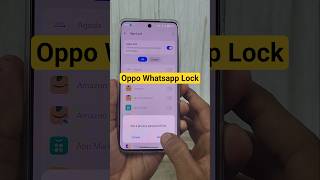 oppo mobile saya whatsapp saya kunci kaise lagaye #oppo #applock #techtips