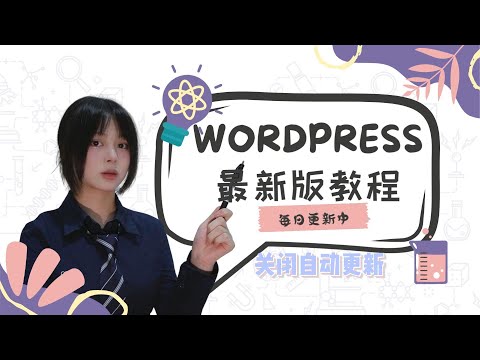 wordpress主题安装以及关闭插件自动更新