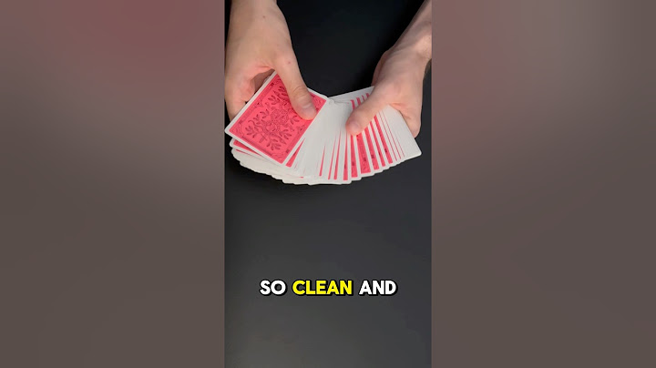 How To Keep Your Deck Of Cards Feeling Like New! #magic #tricks #tutorial
