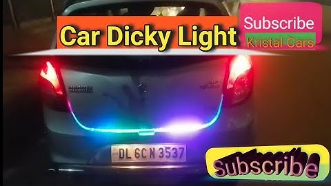 how to install car dicky light | Car Dicky Light