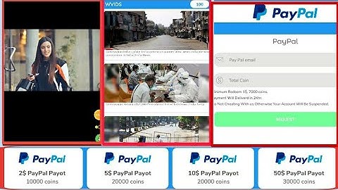 Kiếm Tiền PayPal App Mới Đọc Báo Xem Video Kiếm 5$/Ngày Min Rút 1$ Không Tuyển Ref