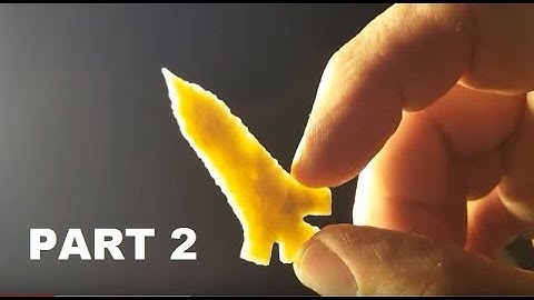 677 - Abo Flintknapping Agee Arrowhead 2/2