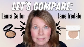 Natural Looking Foundation For Over 50?? Laura Geller vs. Jane Iredale!