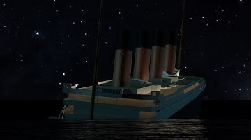 Sinking Animation | RMS Titanic | Blender 2.79