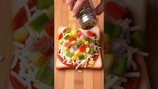 easy bread pizza ?| #cooking #pizza #shortsfeed #fastfood #easyrecipe