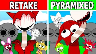 Incredibox Sprunki Wyrum And Mroona Pyramixed Version In Retake Mod All Characters And Reactions