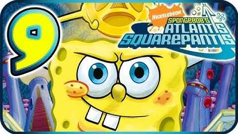 SpongeBob Atlantis SquarePantis Walkthrough Part 9 (PS2, Wii) ☼ Level 9 ☼