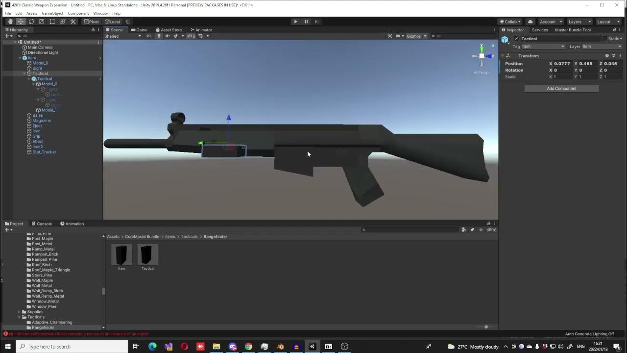 How to make a complete Unturned gun in 2022 (PART 3 setting up grip, barrel, icon etc) YouTube