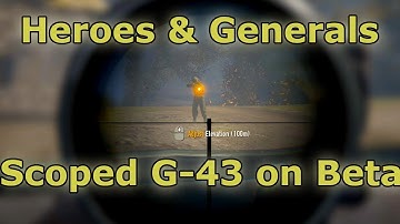 Heroes & Generals G43 the Old Maps
