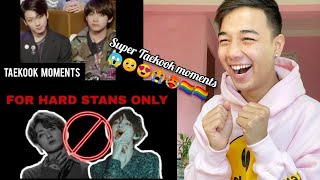 Warning: For Taekook Hard Stans Only 👁️👄👁️| TAEKOOK Moments | REACTION