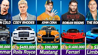 WWE Wrestlers Car Collection 2024