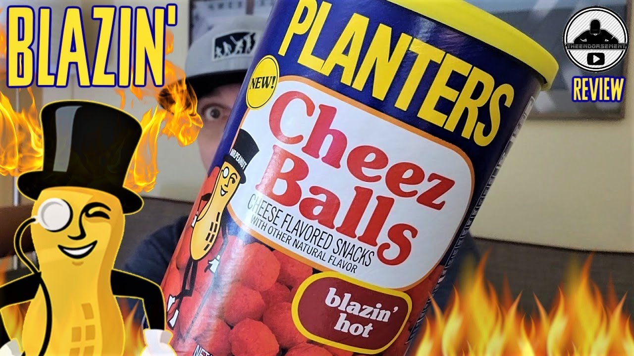 Planters® BLAZIN' HOT CHEEZ BALLS Review! 🥜🔥🧀🥎 YouTube