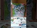 Unlock the Secrets: Watch the Speed Process of Tabby Cat Oil Painting