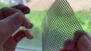 Window screen repair tape