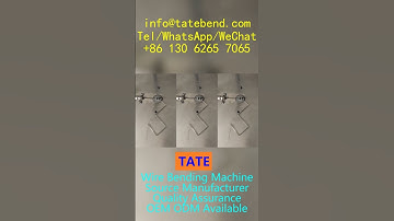 2D CNC Wire Bending Machine Demo for Beginners