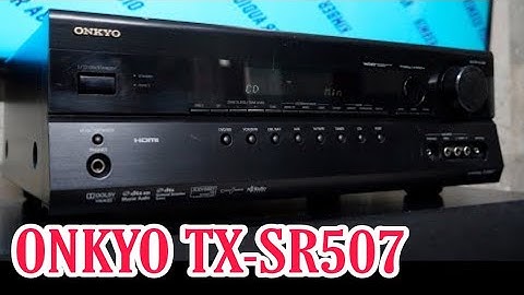 AMPLIFICADOR RECEIVER ONKYO TX-SR507 ( 2009-10 ) VENDIDO