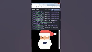 single div CSS - Santa #shorts