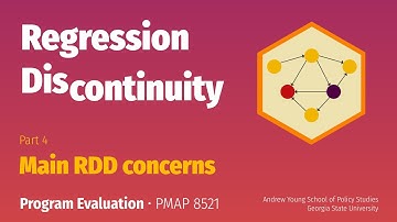 PMAP 8521 • Regression discontinuity 4: Main RDD concerns