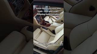 Aston Martin Leather Restoration