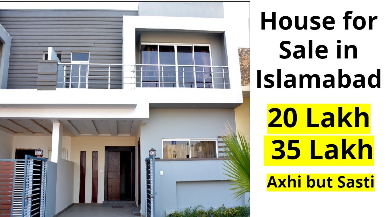 Houses for Sale in Islamabad ( 20,00,000 to 35,00,000) YouTube